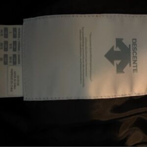 Descente Black ski jacket pants